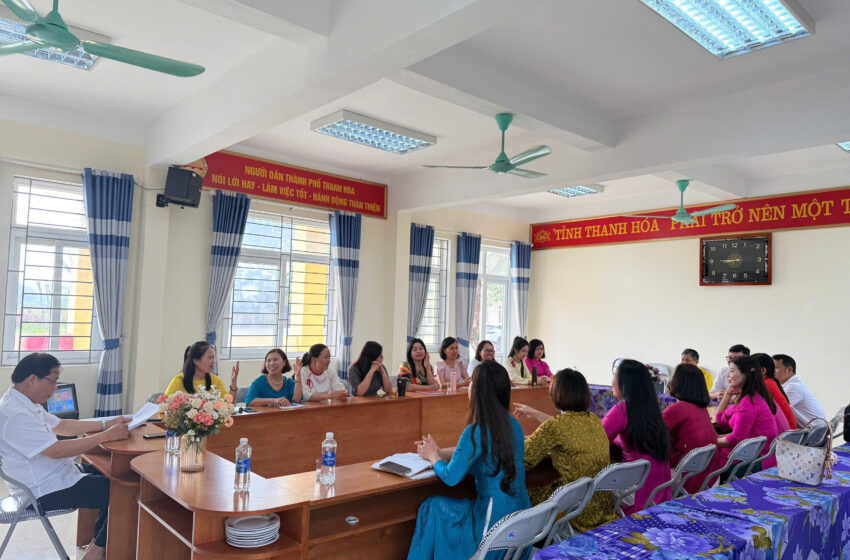  ☘️ HỘI NGHỊ CÁN BỘ, CÔNG CHỨC, VIÊN CHỨC, NGƯỜI LAO ĐỘNG TRƯỜNG TH & THCS ĐÔNG VINH NĂM HỌC 2025–2026☘️