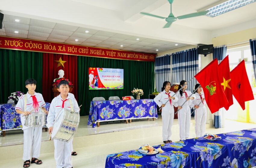  🌼🌼ĐẠI HỘI LIÊN ĐỘI TRƯỜNG TH & THCS ĐÔNG VINH – NHIỆM KỲ NĂM HỌC: 2025 – 2026.🌼🌼